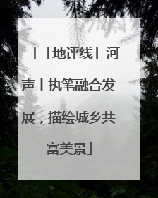 「地评线」河声丨执笔融合发展，描绘城乡共富美景