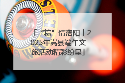 “粽”情洛阳丨2025年嵩县端午文旅活动精彩纷呈