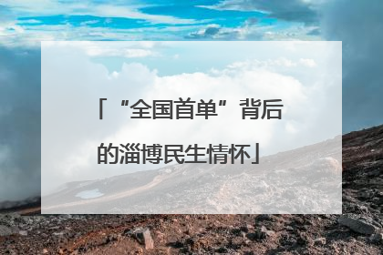 “全国首单”背后的淄博民生情怀