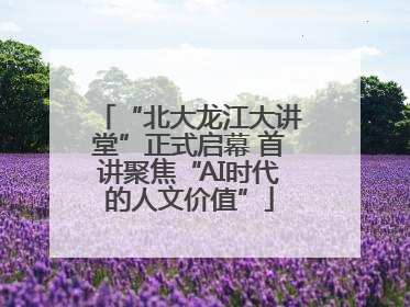 “北大龙江大讲堂”正式启幕 首讲聚焦“AI时代的人文价值”