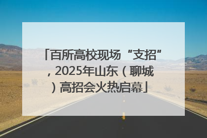 百所高校现场“支招”，2025年山东（聊城）高招会火热启幕