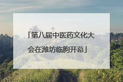 第八届中医药文化大会在潍坊临朐开幕
