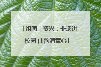 组图｜资兴：非遗进校园 曲韵润童心