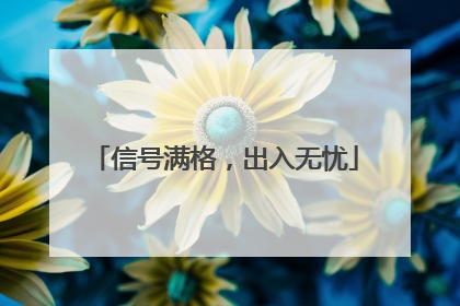 信号满格，出入无忧