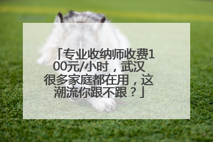 专业收纳师收费100元/小时，武汉很多家庭都在用，这潮流你跟不跟？
