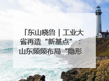 东山晓鲁｜工业大省再造“新基点”：山东频频布局“隐形冠军”背后