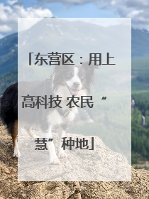 东营区：用上高科技 农民“慧”种地
