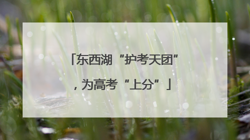 东西湖“护考天团”，为高考“上分”