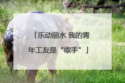 乐动丽水 我的青年工友是“歌手”