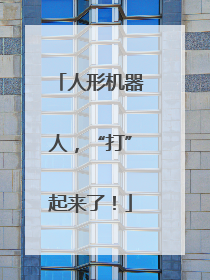 人形机器人，“打”起来了！
