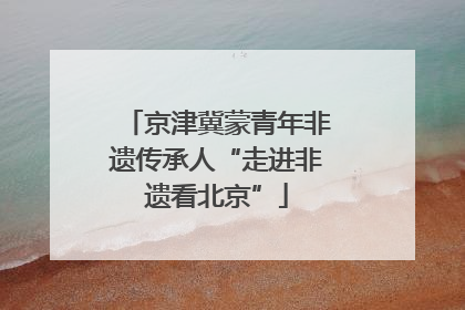 京津冀蒙青年非遗传承人“走进非遗看北京”
