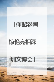 仰韶彩陶惊艳亮相深圳文博会