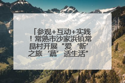 参观+互动+实践！常熟市沙家浜镇常昆村开展“爱‘新’之旅‘蔬’适生活”参观学习活动