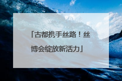 古都携手丝路！丝博会绽放新活力