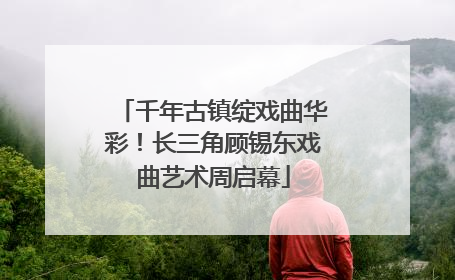 千年古镇绽戏曲华彩！长三角顾锡东戏曲艺术周启幕