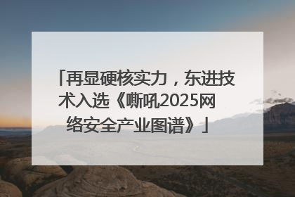 再显硬核实力，东进技术入选《嘶吼2025网络安全产业图谱》