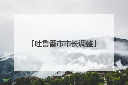 吐鲁番市市长调整