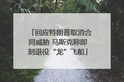 回应特朗普取消合同威胁 马斯克称即刻退役“龙”飞船