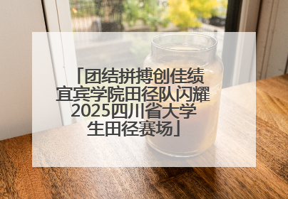团结拼搏创佳绩 宜宾学院田径队闪耀2025四川省大学生田径赛场
