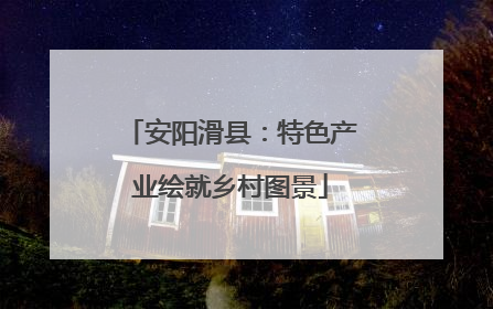 安阳滑县：特色产业绘就乡村图景