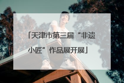 天津市第三届“非遗小匠”作品展开展