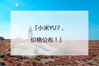 小米YU7，价格公布！