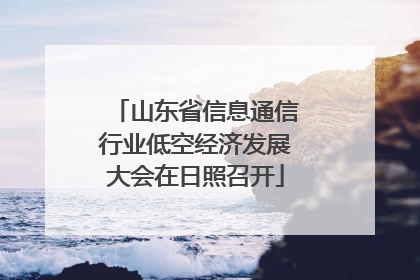 山东省信息通信行业低空经济发展大会在日照召开