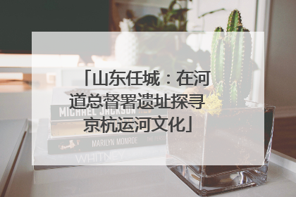 山东任城：在河道总督署遗址探寻京杭运河文化