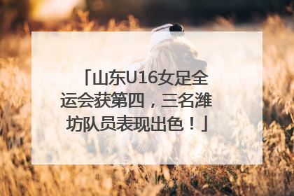 山东U16女足全运会获第四，三名潍坊队员表现出色！