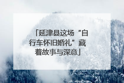 延津县这场“自行车怀旧婚礼”藏着故事与深意