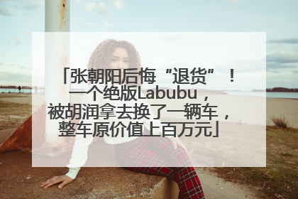 张朝阳后悔“退货”！一个绝版Labubu，被胡润拿去换了一辆车，整车原价值上百万元
