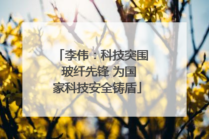 李伟：科技突围 玻纤先锋 为国家科技安全铸盾