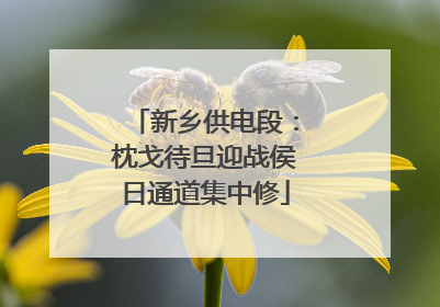 新乡供电段：枕戈待旦迎战侯日通道集中修