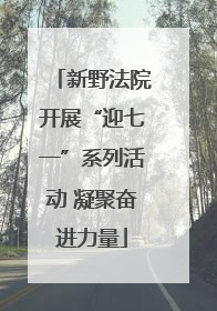 新野法院开展“迎七一”系列活动 凝聚奋进力量