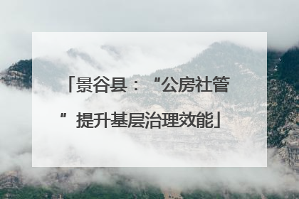 景谷县：“公房社管”提升基层治理效能