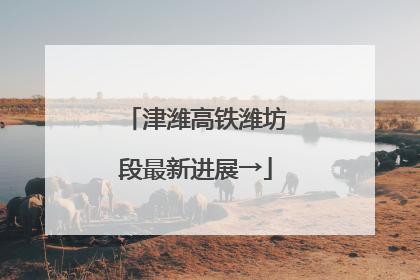 津潍高铁潍坊段最新进展→