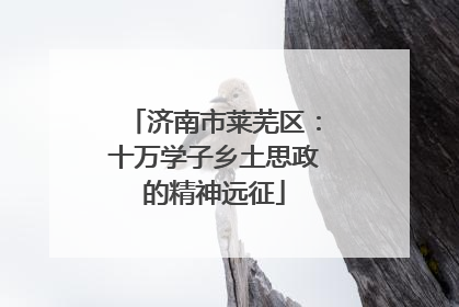 济南市莱芜区：十万学子乡土思政的精神远征