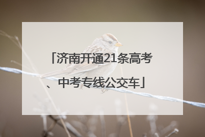济南开通21条高考、中考专线公交车