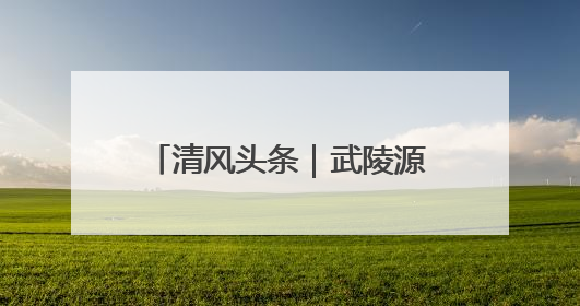 清风头条｜武陵源区：以廉洁为笔绘就乡村振兴新画卷