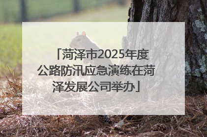 菏泽市2025年度公路防汛应急演练在菏泽发展公司举办
