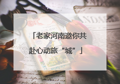 老家河南邀你共赴心动旅“城”
