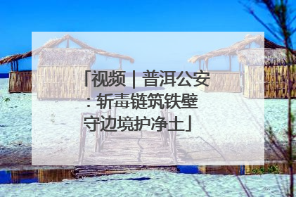 视频｜普洱公安：斩毒链筑铁壁 守边境护净土