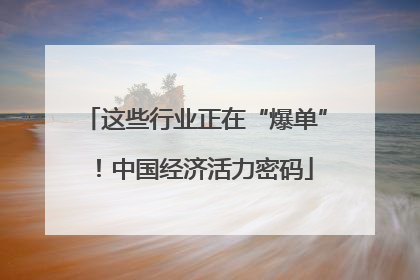 这些行业正在“爆单”！中国经济活力密码