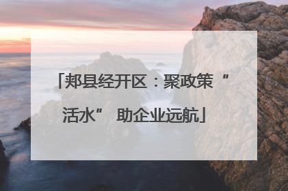 郏县经开区：聚政策“活水” 助企业远航
