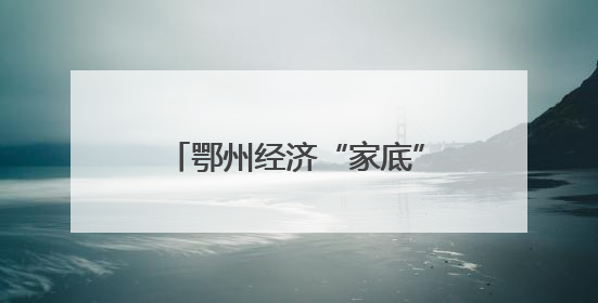 鄂州经济“家底”大揭秘！第五次全国经济普查成果出炉