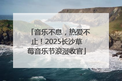 音乐不息，热爱不止！2025长沙草莓音乐节浪漫收官