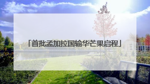 首批孟加拉国输华芒果启程