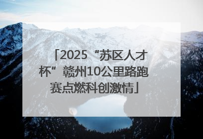 2025“苏区人才杯”赣州10公里路跑赛点燃科创激情