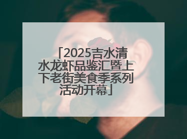 2025吉水清水龙虾品鉴汇暨上下老街美食季系列活动开幕
