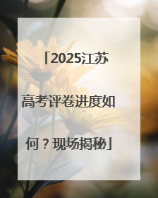 2025江苏高考评卷进度如何？现场揭秘